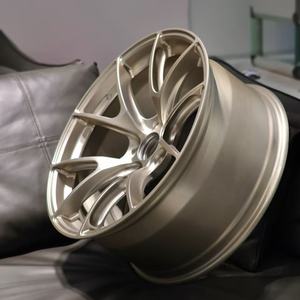 Jantes en alliage forgées concaves profondes personnalisées en or <span class=keywords><strong>18</strong></span> 19 20 21 22 24 pouces 5x112 5x120 5x114.3 5x110 pour BMW M2 M3 M4 G87 G80 G82 - Product Image 1