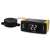 Contrôleur de température industriel RINGDER RGB-T-302 avec écran LCD, résolution 1°C, alarme ventilateur, température constante, capteur NTC, détection de débit