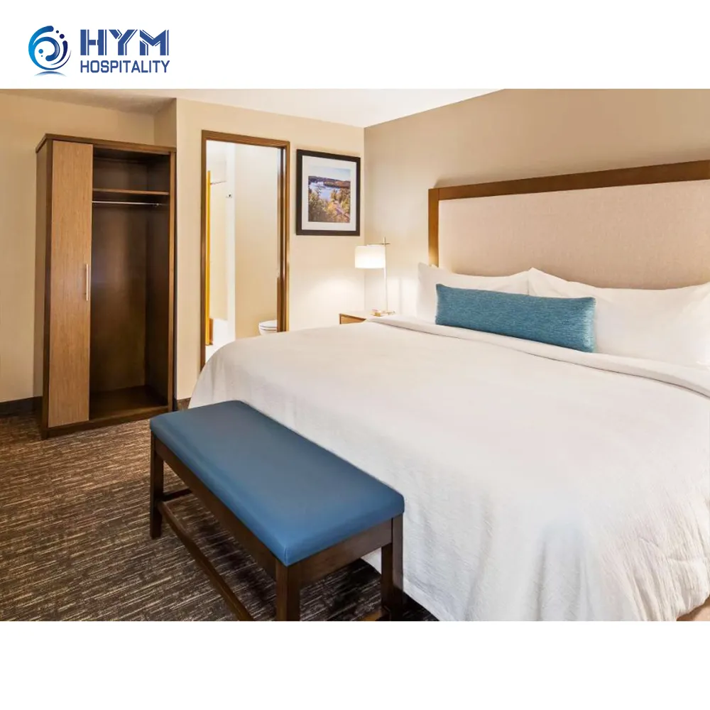 बेस्ट वेस्टर्न प्रीमियर लक्जरी होटल फर्नीचर सेट 4-5 सितारों होटल बेडरूम सेट