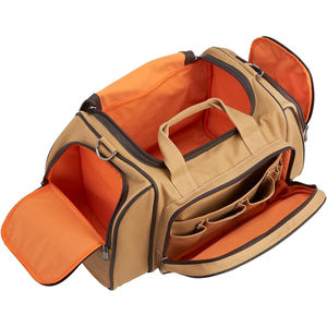 Flight Outfitters Unisexe Bush Pilot Duffel Main/Épaule Porter Toile Cuir Avion <span class=keywords><strong>Voyage</strong></span> Bagages Aviation Gear Flight Bag - Product Image 2