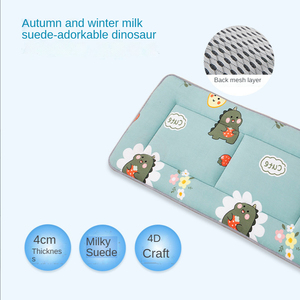 Protector de colchón para cuna impermeable, cubierta de cama para acampar, viajes, bambú, 60x120, almohadillas plegables 95X65, colchones para bebés - Product Image 6