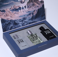 Lot de 3 parfums floraux longue durée JEAN MISS 30ml pour homme, idéal pour les rendez-vous galants
