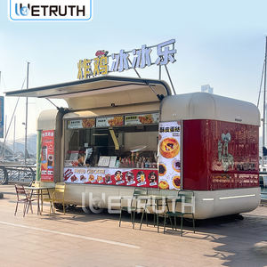 Alüminyum ve Fiberglas Yapılı, İzoleli, Özelleştirilebilir Renkli, Mobil Donduruculu Dondurma Kamyonu Treyler Arabası - Product Image 4