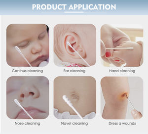 Tige en papier personnalisée vente en gros de cotons-<span class=keywords><strong>tiges</strong></span> jetables oreille Pick bébé cotons-<span class=keywords><strong>tiges</strong></span> - Product Image 5