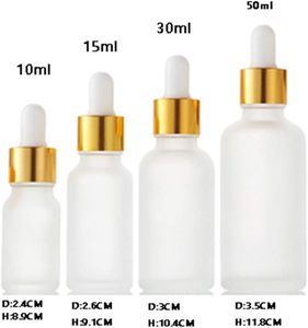 Customized Logo Wholesale Price Frosted Clear 15ml 20ml 30ml 50ml 100ml Body Essential Oil Glass <b>Dropper</b> <b>Bottle</b> for Hair Oil - Product Image 2