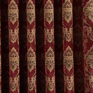 <span class=keywords><strong>Tende</strong></span> Pronte di Lusso in Jacquard <span class=keywords><strong>Bordeaux</strong></span>, Ultimi Design di Moda a Prezzo Conveniente - Product Image 3