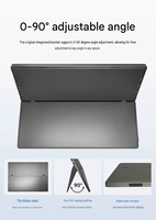 Écran externe de 13,3 pouces pour téléphones, ordinateurs portables, Switch, jeux, moniteurs portables plug & play pour Macbook, Chrome, deuxième moniteur