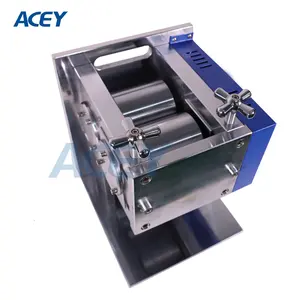 Manual Horizontal Battery Lab Research Equipment Roll Press Machine for Lithium Battery Making