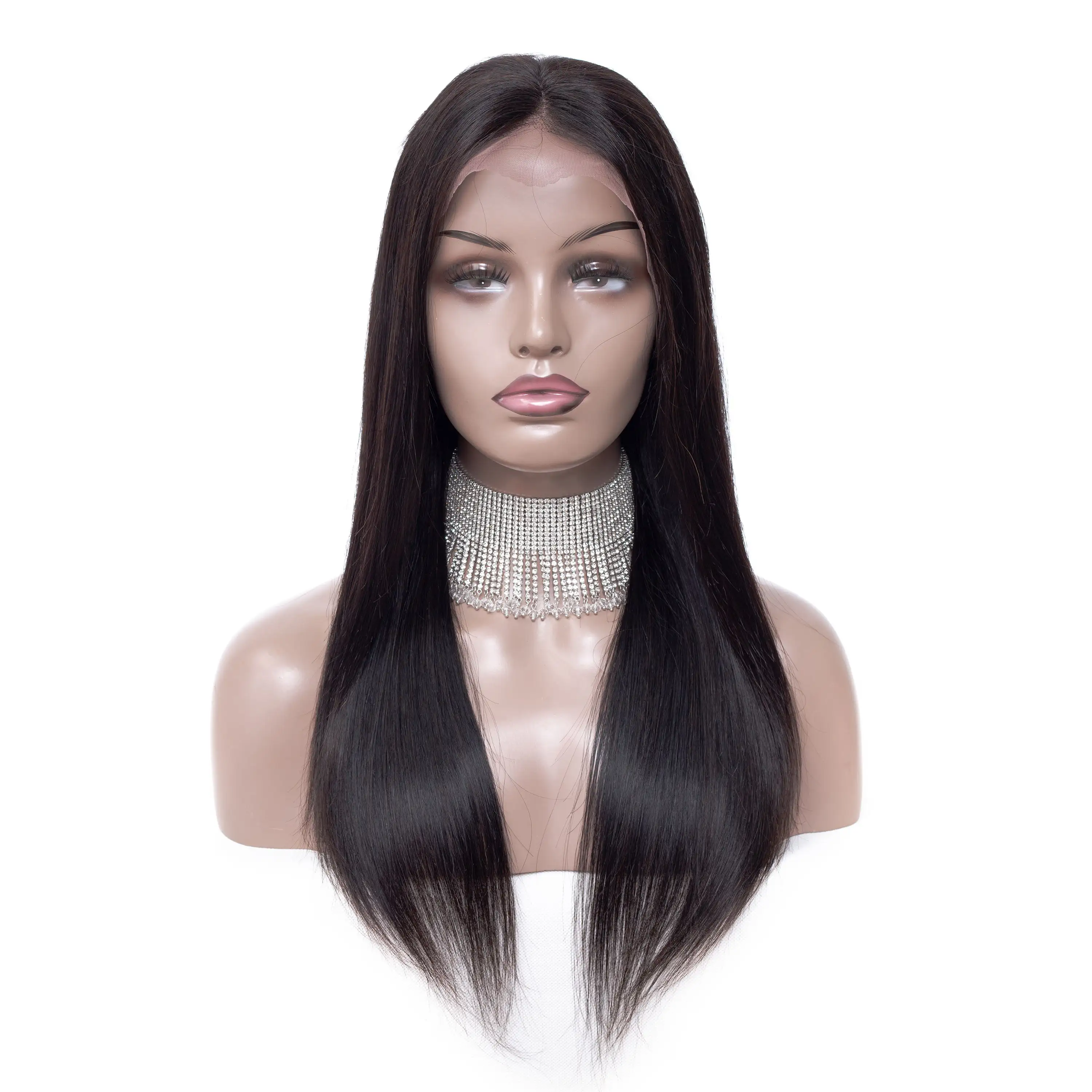 Tuneful straight body wave kinky curl Unprocessed Brazilian 13x4 Lace Frontal Wig Pre Plucked fashionable hairstyle for women