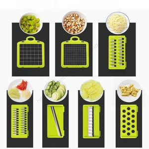 Mandoline manuelle multifonctionnelle 16-en-1 pour légumes, coupe-oignon et hachoir de cuisine – Vente en gros - Product Image 3