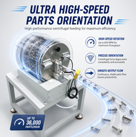 Alimentateur centrifuge rotatif personnalisé ZH OEM/ODM, système d'alimentation automatique de pièces à grande vitesse, moteur PLC 220V 5kW/1kW, garantie 1 an