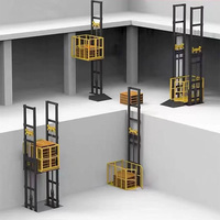 Eterlift Laderampe Feste Scherenhebebühne Vertikaler Material- und Frachtlift 100kg-4Tonnen Anpassbare Plattformgröße Verfügbar