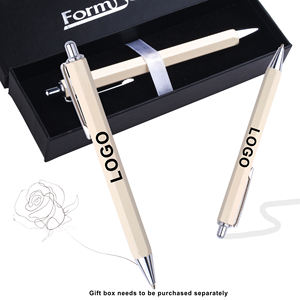 Bolígrafo Metálico Hexagonal con Clic y Logotipo Personalizado al por Mayor, Regalo de Papelería de Oficina con Publicidad del Fabricante - Product Image 6