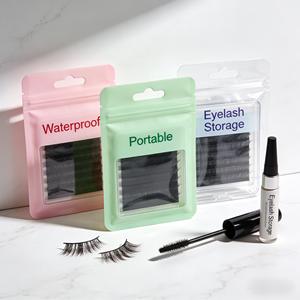 Mini Sacchetto Impermeabile per Ciglia e Prodotti di Bellezza, Busta Sigillata a Doppio Strato, Confezione in Plastica con Stampa Personalizzata - Product Image 1