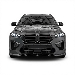 For BMW X6M Carbon Fiber Body Kit X6M LD Carbon Fiber Front Lip Diffuser Spoiler <b>Engine</b> <b>Hood</b> X6M Bumper Auto Parts - Product Image 1