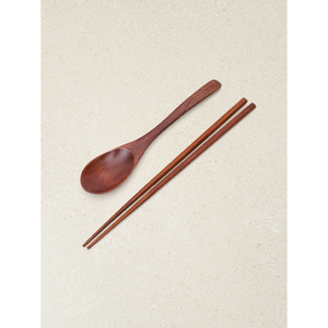 Cucchiaio/bacchette in rovere laccato naturale da 24cm Set di utensili Premium - Product Image 1