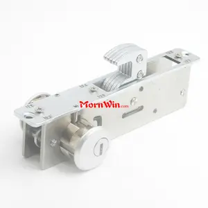 High security iron cylinder latch gate door mortise lock body hook type tongue lock