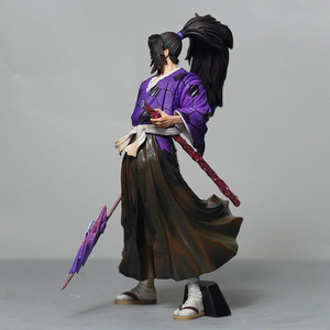 Menglin 24CM Figura de PVC de Anime/<span class=keywords><strong>Manga</strong></span> Demon Slayer: <span class=keywords><strong>Kimetsu</strong></span> no Yaiba, Versión de Pie Figura de Kokushibo con Katana, Estatua Decorativa para el Hogar, Regalo - Product Image 1
