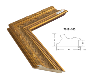 Hot Sales Decorative High Quality Wood TV <strong>Frame</strong> 50 55 <strong>65</strong> Gold Ornate Engrave <strong>Frame</strong> for TV Custom <strong>Frame</strong> Moulding - Product Image 4