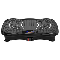 Machine électrique d'exercice à plaque vibrante 3D Power Fit pour tout le corps, masseur de pieds, machine à secouer les graisses