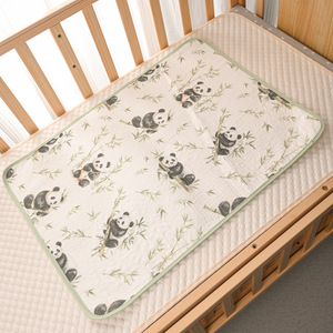 Tapis <span class=keywords><strong>à</strong></span> <span class=keywords><strong>langer</strong></span> pour bébé 70x90 cm <span class=keywords><strong>à</strong></span> absorption rapide imperméable mousseline de coton pour bébé - Product Image 1