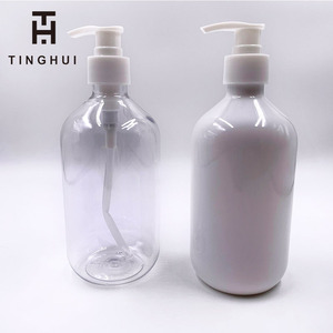 200ml 300ml 400ml <span class=keywords><strong>500</strong></span> ml 8 Unzen 16 Unzen Premium PET Kunststoff Kosmetische Lotion Seifen gel Shampoo Pump flasche - Product Image 4