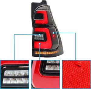 Kit de Luces Traseras LED para Toyota 4Runner 2003-2009, Carcasa Negra, Efecto de Luz Fluida, Fácil Instalación - Product Image 3