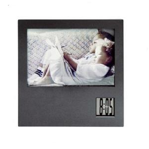 LG3037 ручная работа Популярная Настольная подставка для семейного стола фоторамка часы фоторамка с ЖК-будильником - Product Image 3