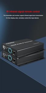 Extenseur <span class=keywords><strong>HDMI</strong></span> KVM IP SYONG 300M 1080P/60Hz, kit émetteur et récepteur <span class=keywords><strong>HDMI</strong></span> sur câble CAT5e/6, prend en charge la souris et le clavier pour PC <span class=keywords><strong>TV</strong></span> - Product Image 5