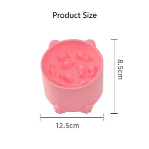 Bol à alimentation lente pour chien, petit bol anti-étouffement pour chat et chien, conception de protection du cou, dispositif d'alimentation pour chat et chien, fournitures pour animaux de compagnie - Product Image 3