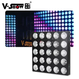 New Led tv matrix blinder 25x10w rgbw 4 in 1 led background matrix wall washer for club stage party decoration