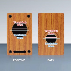 Thụ Động Kệ Sách Loa <span class=keywords><strong>Hifi</strong></span> 30-60W 3 Inch Đầy Đủ Phạm Vi Loa Nhà Âm Thanh Khuếch Đại Gỗ Loa - Product Image 4