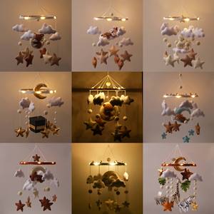 Nouvelle cloche <span class=keywords><strong>de</strong></span> lit unisexe <span class=keywords><strong>pour</strong></span> enfants, style nordique transfrontalier, en feutre fait main, sans assemblage requis, hochet apaisant <span class=keywords><strong>pour</strong></span> bébé, <span class=keywords><strong>pour</strong></span> tous les âges - Product Image 2