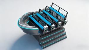 เครื่องจำลองภาพยนตร์ VR 9D 7D ในร่มเชิงพาณิชย์ โรงภาพยนตร์เบอร์มิวดาสตอร์ม อุปกรณ์สวนสนุกสำหรับสวนสนุกผจญภัย - Product Image 2