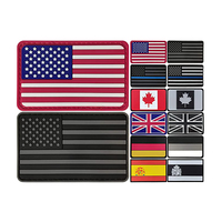 Offre Spéciale infrarouge IR US USA drapeau Patch tactique PVC réfléchissant drapeau américain Patch