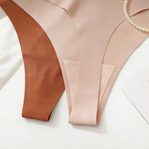 กางเกงในไร้รอยต่อสำหรับผู้หญิง ทรงวี เอวต่ำ ไม่เห็นขอบ กางเกงในไร้ตะเข็บ ระบายอากาศได้ดี สวมใส่สบาย หลายสี กางเกงในผู้หญิง - Product Image 5