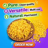 Perles de cire d'abeille naturelle filtrée pour beurre corporel et crème