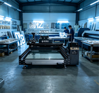 Printer 3D Otomatis Profesional Industri Baru dengan Auto Leveling, Heated Bed, Kecepatan Tinggi, Konektivitas USB/WiFi untuk Logo Luar Ruangan