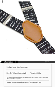 Suspender bayi, termasuk 4 klip kuat dengan dasi kupu-kupu dapat diatur untuk bayi laki-laki dan perempuan - Product Image 4