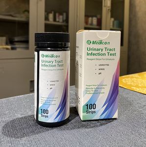 Evde kullanımı kolay UTI İdrar Test şeritleri nitrit ve lökositler için Dipstick testi görme keskinliği muayene aparatı - Product Image 4