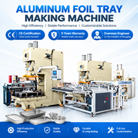 Machine de fabrication de contenants alimentaires en aluminium avec presse pneumatique haute vitesse, garantie 5 ans