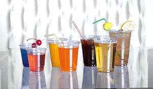 Gobelet en plastique transparent jetable pour boba avec couvercle, logo personnalisé imprimé, 12, 16, 18, 20, 24, 32 oz - Product Image 4