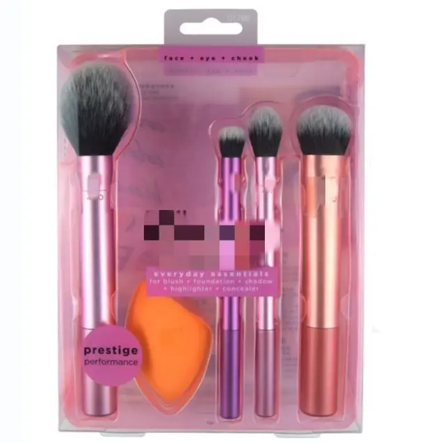 Hete Verkoop Make-Up Brush Set Van Hoge Kwaliteit Multifunctionele Gezichts Cosmetische Borstel 5-delige Set