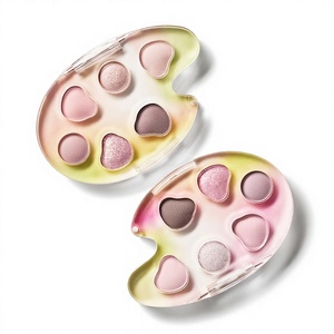 BBIA Heart Shape Eyeshadow Palette 5g Transparent Mold Non-Toxic BPA Free <b>Silicone</b> <b>Waterproof</b> Private Label Makeup Case DIY - Product Image 3