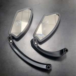 Accessoires de rétroviseur de guidon <span class=keywords><strong>en</strong></span> acier anti-casse pour vélos de route, cruisers, BMX, VTT, pour divers types de vélos - Product Image 1