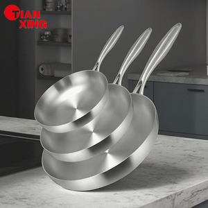 TIANXING in fabbrica Direct 24/26/28cm per alimenti in acciaio inossidabile Triply pentole pentole da cucina padella - Product Image 1