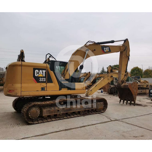 Vente flash pour une excavatrice sur chenilles d'occasion 323, 22 tonnes, machine de terrassement de haute qualité avec boîte de vitesses et pompe à engrenages - Product Image 1