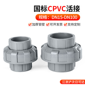 Raccord de tuyauterie CPVC Rongsheng, adaptateur rond pour applications chimiques, raccord à insertion interne directe - Product Image 4