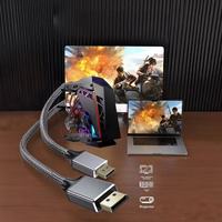 Câble DP version 1.4, prend en charge la définition 4K 144Hz, 2K 165Hz et 8K, câble vidéo DisplayPort mâle-mâle