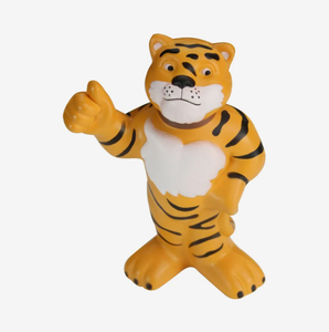Jouet anti-stress en mousse souple en forme de tigre avec pouce levé, personnalisé et de qualité supérieure, pour événements promotionnels - Product Image 5